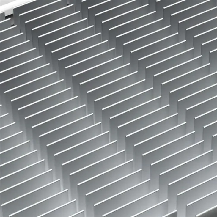 Top view of heat sinks of TL600(1)(001)